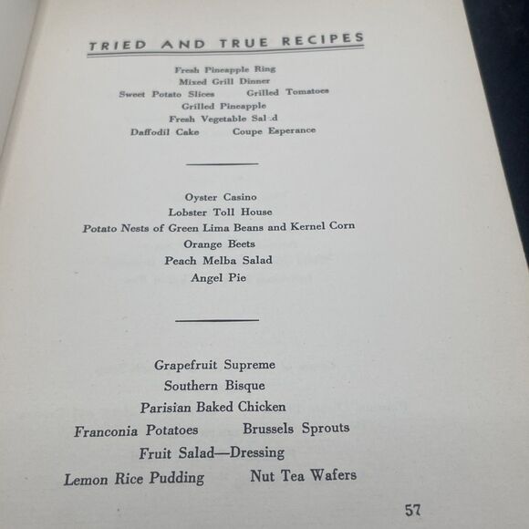 1941 Ruth Wakefield's Toll House Tried and True Recipes Vintage Cookbook - Picture 5 of 11